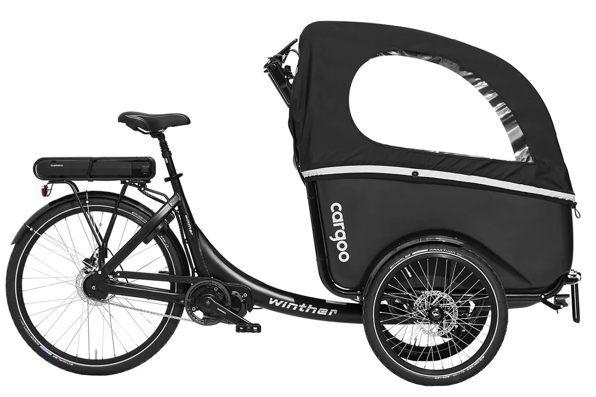 Winther Cargoo El - Bafang centermotor — produktfoto via Ladcyklen.dk