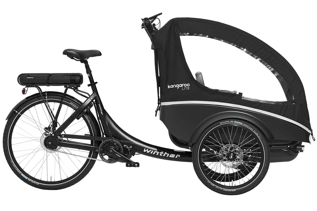 Winther Kangaroo Lite, Bafang centermotor — produktfoto via Ladcyklen.dk