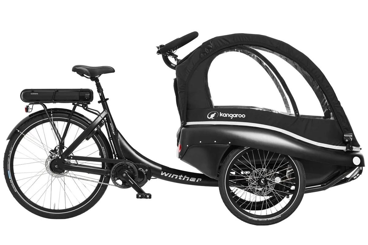 Winther Kangaroo Luxe – Shimano Steps centermotor — produktfoto via Ladcyklen.dk